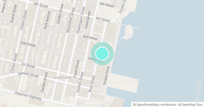 Map of Del Frisco’s Grille, 221 River Street, with its pin