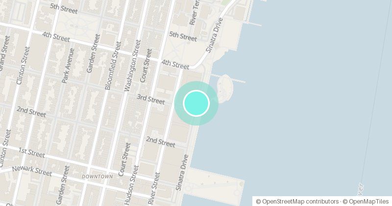 Map of The Ainsworth Hoboken, 310 Sinatra Dr, with its pin