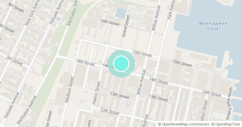 Map of Mile Square Theatre, 1400 Clinton St, with its pin