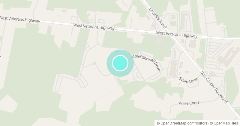 Map of Ocean County Library: Jackson Twp. Branch, 2 Jackson Drive, with its pin