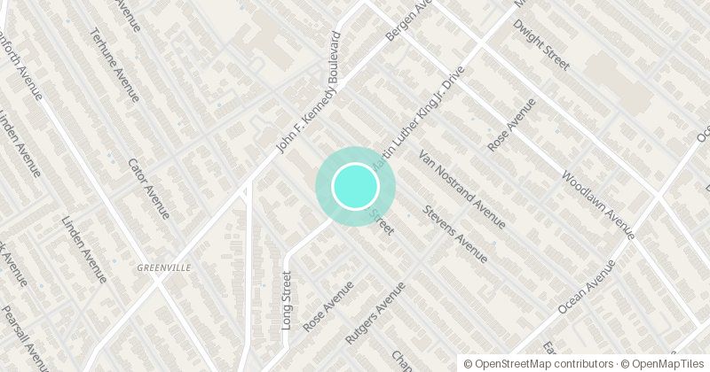 Map of Mary McLeod Bethune Park, 43 Martin Luther King Drive, with its pin