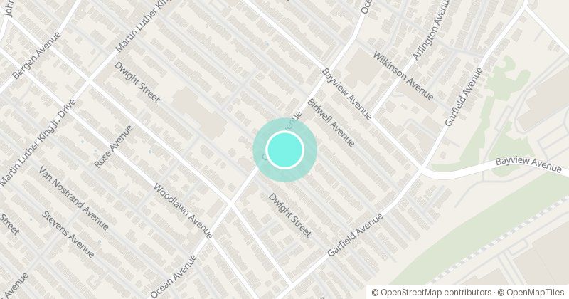 Map of It Take a Village, 486 Ocean Ave., with its pin