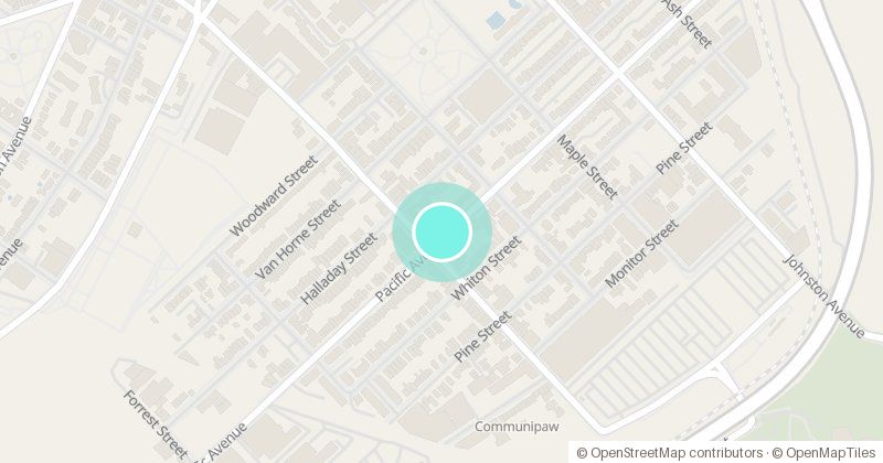Map of Lafayette Branch, 307 Pacific Ave, with its pin