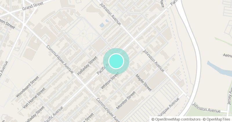 Map of Allqu Spaw, 368 Pacific Ave, with its pin