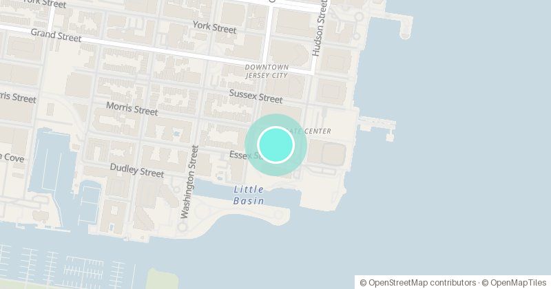 Map of Learning Ladders, 33 Hudson St., with its pin