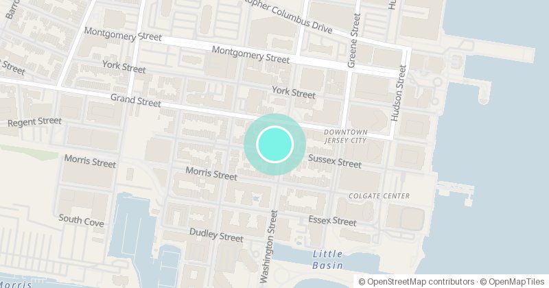 Map of 96 Sussex St @ Grand St., with its pin