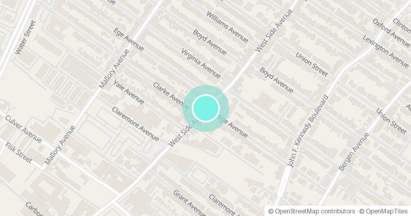 Map of Coptic Orthodox Chruch of St. Mark -, 427 West Side Ave, with its pin