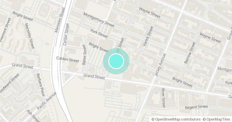Map of The Brightside Tavern, 141 Bright Street, with its pin