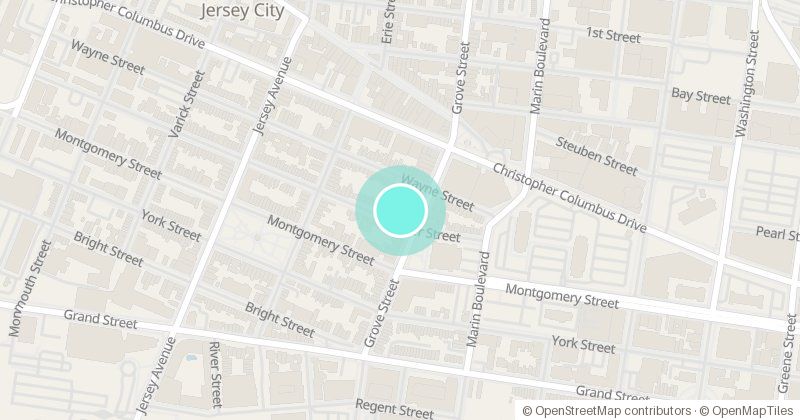 Map of Firehouse Studios, 38 Mercer St, with its pin