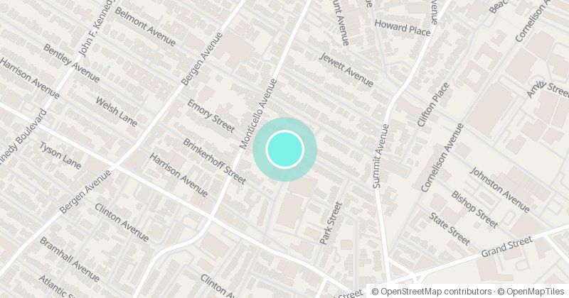 Map of PS. 12, 91 Astor Pl., with its pin