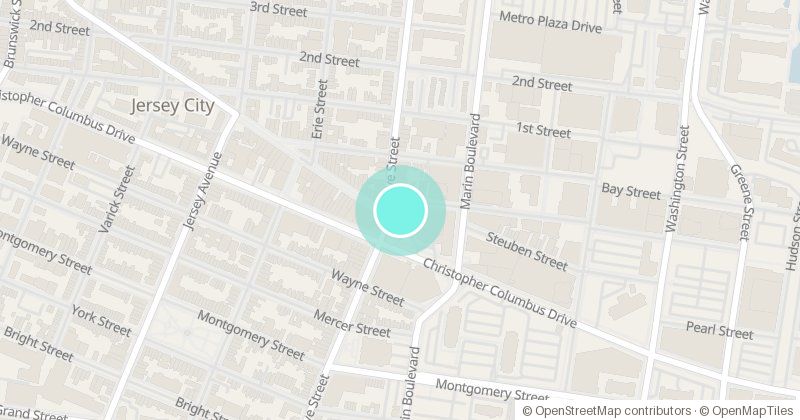 Map of BOOTS & BONES, 116 Newark Avenue, with its pin