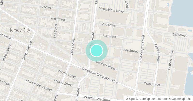 Map of Powerflow Yoga Jersey City, 160 Morgan St, with its pin