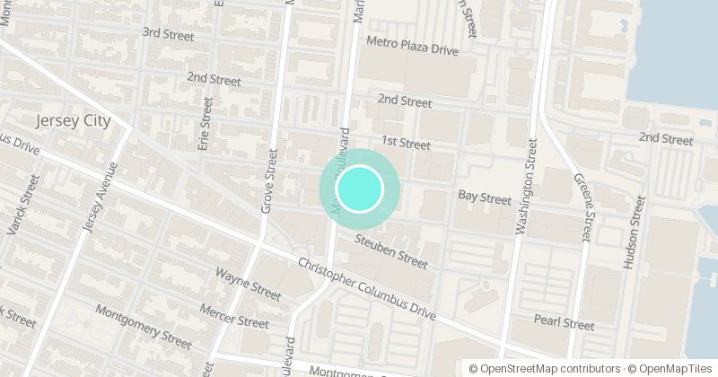 Map of Provost Square, with its pin