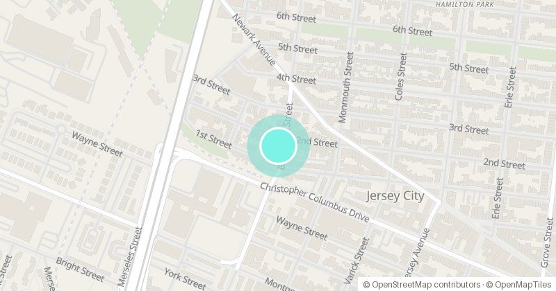 Map of Dungeon Books, 115 Brunswick St, with its pin