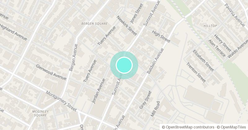 Map of SMUSH Gallery, 340 Summit Ave, with its pin