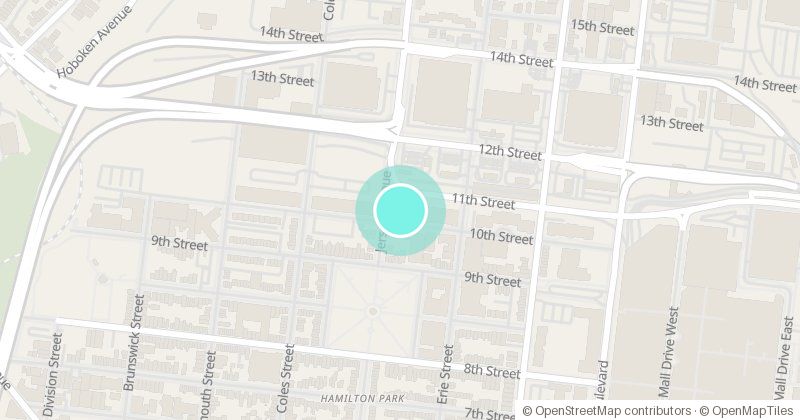Map of JCFPL Creative Arts Center, 242 10th St, with its pin