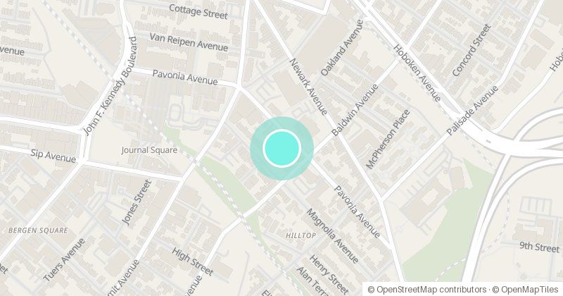 Map of Peace Care St Josephs, 537 Pavonia Ave #1803, with its pin