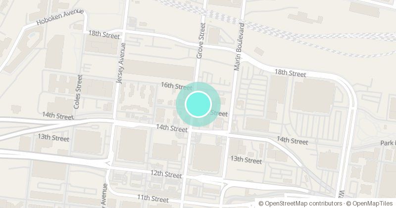 Map of St. Lucy's Shelter, 612 Grove St, with its pin
