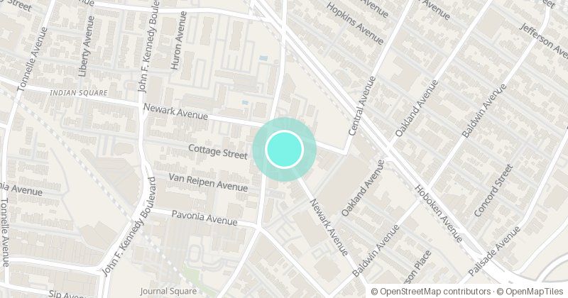Map of Councilman Zuppa's Office:, 654 Newark Ave, with its pin