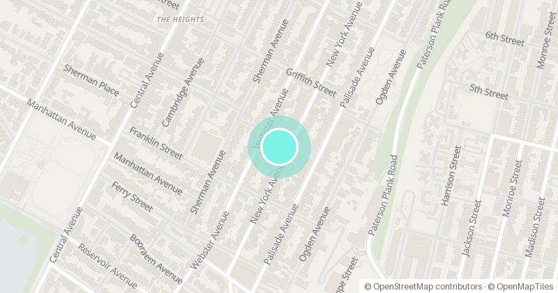 Map of Made of Leaves, 195 New York Ave, with its pin