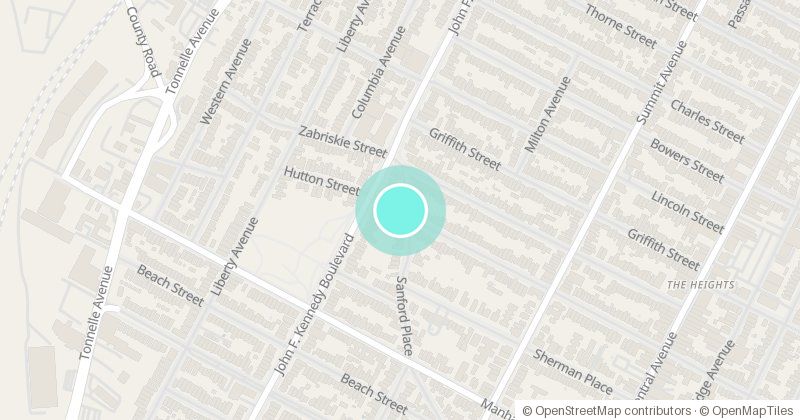 Map of The Hutton Bar and Grill, 225 Hutton Street, with its pin