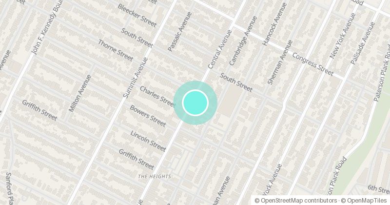Map of Learning Center, 394 Central Ave, with its pin