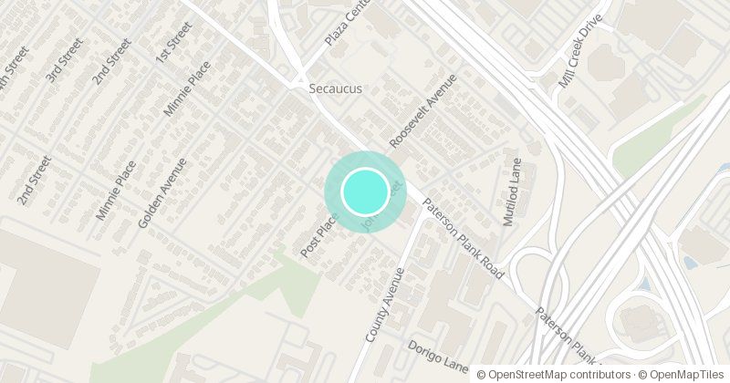 Map of Immaculate Conception Church Gymnasium, 1219 Paterson Plank Road, with its pin