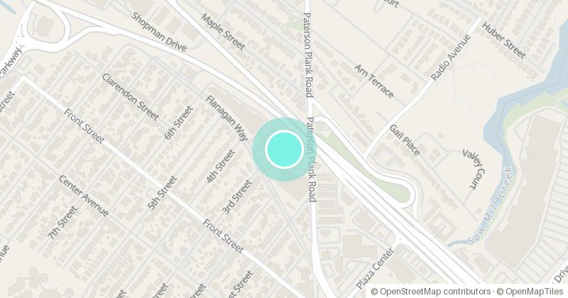 Map of Secaucus Public Library, 1379 Paterson Plank Road, with its pin