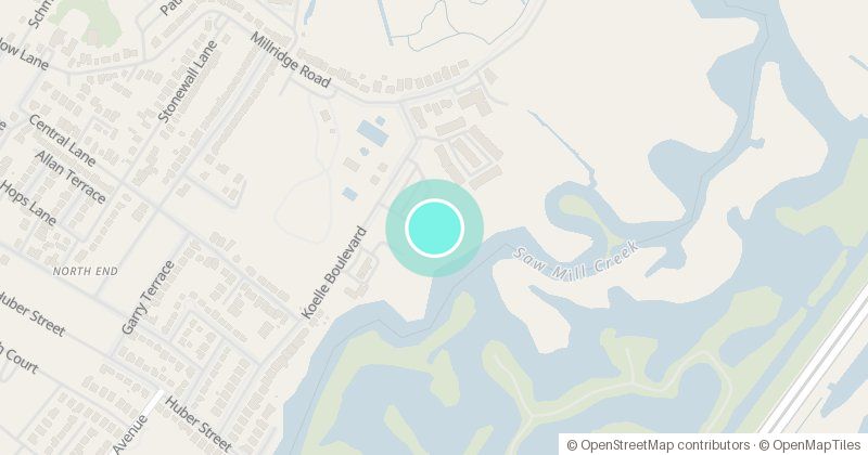 Map of Secaucus Recreation Center, 1200 Koelle Blvd, with its pin